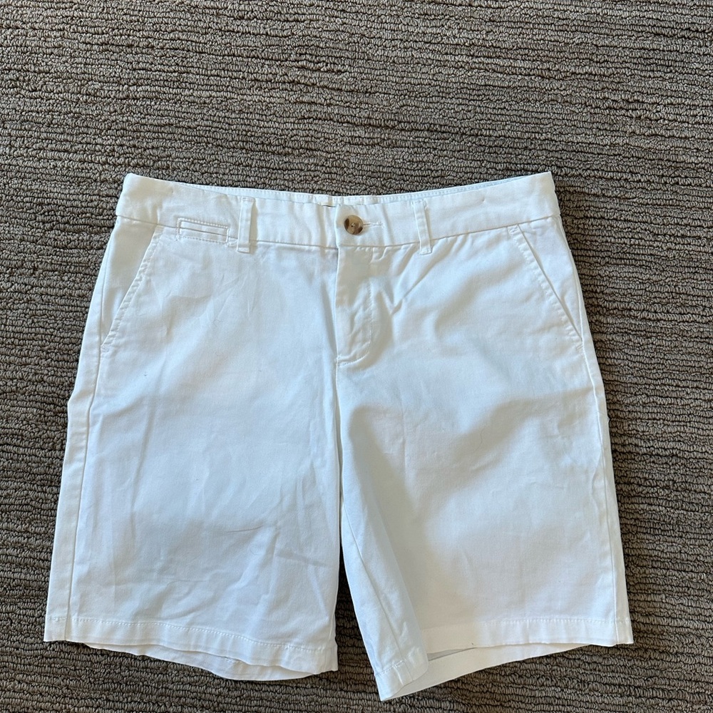 GAP White Boyfriend Shorts Classic Style